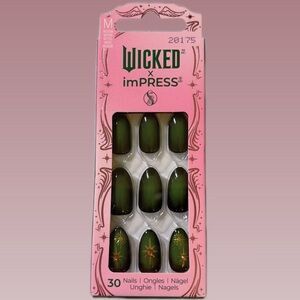 imPRESS Wicked Elphaba Thropp Green Ombre Press-On Nails
